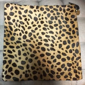 Clare V Pony hair Foldover Clutch